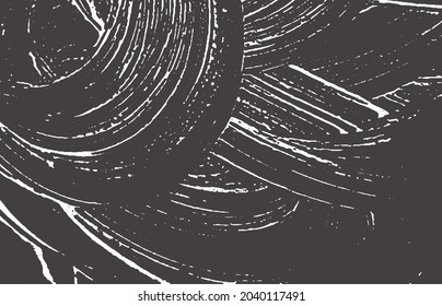 Grunge texture. Distress black grey rough trace. Attractive background. Noise dirty grunge texture. Exotic artistic surface. Vector illustration.