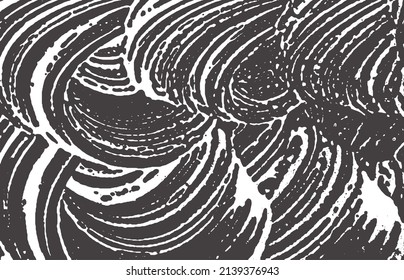 Grunge textura. Trato áspero gris negro de angustia. Maravilloso fondo. Textura de grifo sucio y ruidoso. Superficie artística artística artística artística. Ilustración vectorial.
