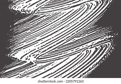 Grunge texture. Distress black grey rough trace. Awesome background. Noise dirty grunge texture. Amazing artistic surface. Vector illustration.