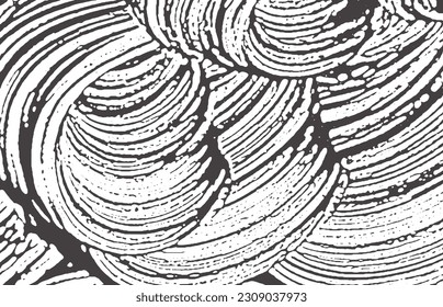 Grunge texture. Distress black grey rough trace. Actual background. Noise dirty grunge texture. Fetching artistic surface. Vector illustration.