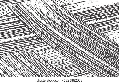 Grunge texture. Distress black grey rough trace. Appealing background. Noise dirty grunge texture. Wondrous artistic surface. Vector illustration.