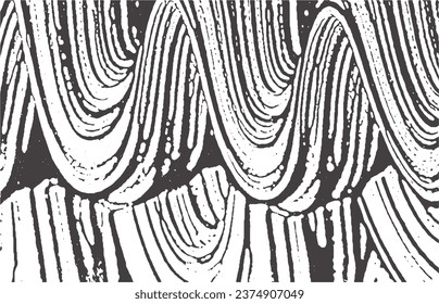 Grunge texture. Distress black grey rough trace. Actual background. Noise dirty grunge texture. Radiant artistic surface. Vector illustration.