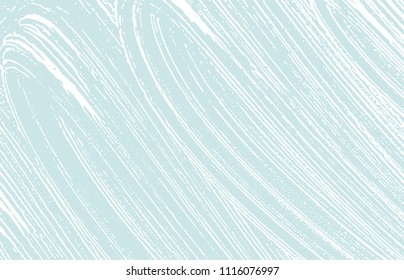 Grunge texture. Distress blue rough trace. Creative background. Noise dirty grunge texture. Surprising artistic surface. Vector illustration.