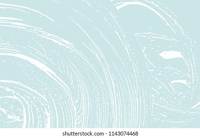 Grunge texture. Distress blue rough trace. Cool background. Noise dirty grunge texture. Uncommon artistic surface. Vector illustration.