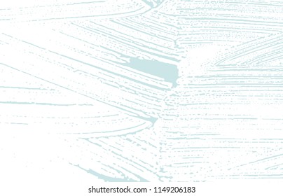 Grunge texture. Distress blue rough trace. Captivating background. Noise dirty grunge texture. Comely artistic surface. Vector illustration.