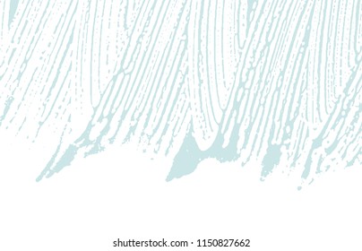 Grunge texture. Distress blue rough trace. Classy background. Noise dirty grunge texture. Admirable artistic surface. Vector illustration.