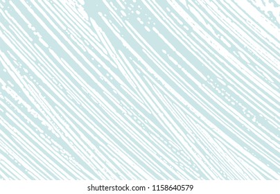 Grunge texture. Distress blue rough trace. Bewitching background. Noise dirty grunge texture. Pretty artistic surface. Vector illustration.