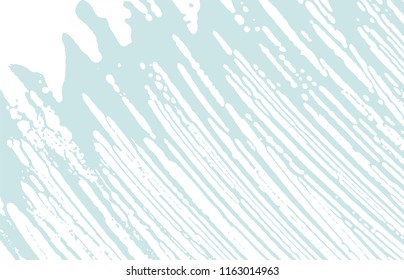 Grunge texture. Distress blue rough trace. Bewitching background. Noise dirty grunge texture. Sublime artistic surface. Vector illustration.