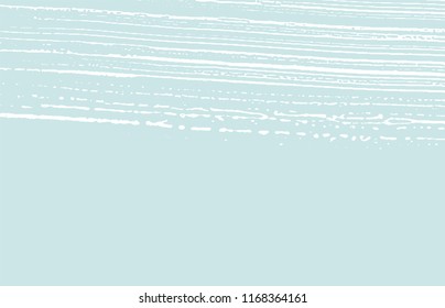 Grunge texture. Distress blue rough trace. Cool background. Noise dirty grunge texture. Glamorous artistic surface. Vector illustration.