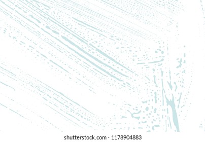 Grunge texture. Distress blue rough trace. Brilliant background. Noise dirty grunge texture. Fancy artistic surface. Vector illustration.