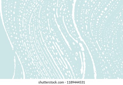 Grunge texture. Distress blue rough trace. Cute background. Noise dirty grunge texture. Marvelous artistic surface. Vector illustration.