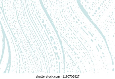 Grunge texture. Distress blue rough trace. Charming background. Noise dirty grunge texture. Precious artistic surface. Vector illustration.