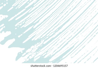Grunge texture. Distress blue rough trace. Bewitching background. Noise dirty grunge texture. Symmetrical artistic surface. Vector illustration.