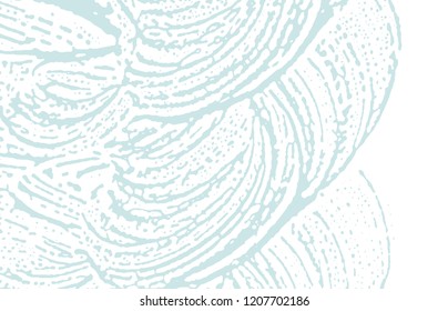 Grunge texture. Distress blue rough trace. Bold background. Noise dirty grunge texture. Lovely artistic surface. Vector illustration.