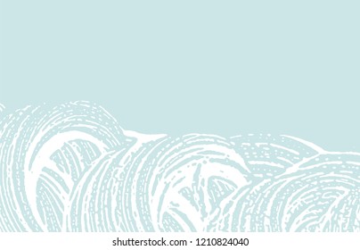 Grunge texture. Distress blue rough trace. Dazzling background. Noise dirty grunge texture. Trending artistic surface. Vector illustration.