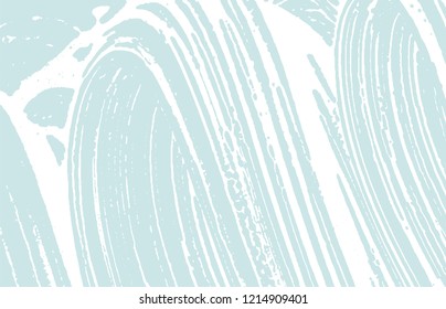 Grunge texture. Distress blue rough trace. Breathtaking background. Noise dirty grunge texture. Delightful artistic surface. Vector illustration.
