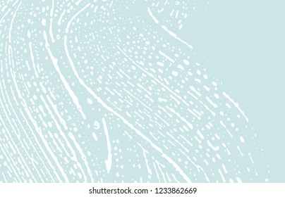 Grunge texture. Distress blue rough trace. Cute background. Noise dirty grunge texture. Indelible artistic surface. Vector illustration.