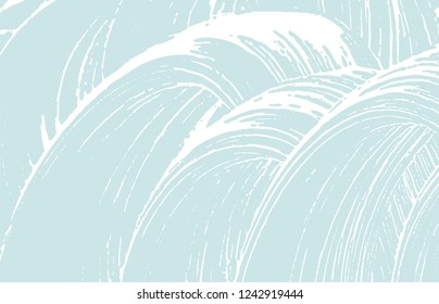 Grunge texture. Distress blue rough trace. Cool background. Noise dirty grunge texture. Remarkable artistic surface. Vector illustration.