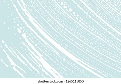 Grunge texture. Distress blue rough trace. Comely background. Noise dirty grunge texture. Fetching artistic surface. Vector illustration.