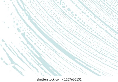 Grunge texture. Distress blue rough trace. Bewitching background. Noise dirty grunge texture. Modern artistic surface. Vector illustration.