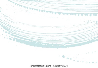 Grunge texture. Distress blue rough trace. Bewitching background. Noise dirty grunge texture. Marvelous artistic surface. Vector illustration.