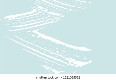 Grunge texture. Distress blue rough trace. Comely background. Noise dirty grunge texture. Quaint artistic surface. Vector illustration.