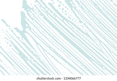 Grunge texture. Distress blue rough trace. Bewitching background. Noise dirty grunge texture. Pleasing artistic surface. Vector illustration.