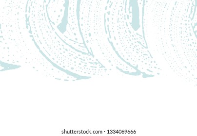 Grunge texture. Distress blue rough trace. Breathtaking background. Noise dirty grunge texture. Alluring artistic surface. Vector illustration.