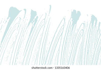 Grunge texture. Distress blue rough trace. Classy background. Noise dirty grunge texture. Authentic artistic surface. Vector illustration.