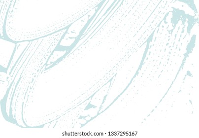 Grunge texture. Distress blue rough trace. Breathtaking background. Noise dirty grunge texture. Extra artistic surface. Vector illustration.