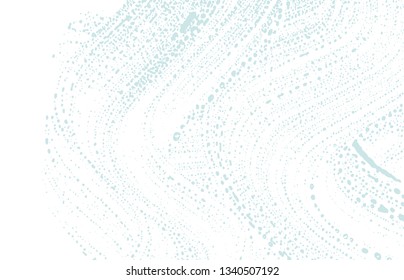 Grunge texture. Distress blue rough trace. Charming background. Noise dirty grunge texture. Artistic artistic surface. Vector illustration.