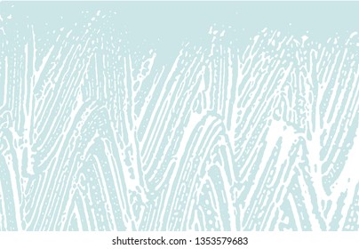 Grunge texture. Distress blue rough trace. Comely background. Noise dirty grunge texture. Fancy artistic surface. Vector illustration.