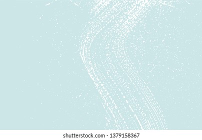 Grunge texture. Distress blue rough trace. Cute background. Noise dirty grunge texture. Fascinating artistic surface. Vector illustration.