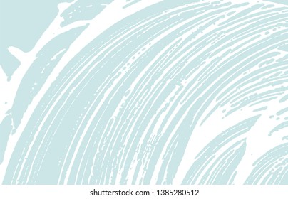 Grunge texture. Distress blue rough trace. Cute background. Noise dirty grunge texture. Attractive artistic surface. Vector illustration.