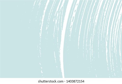 Grunge texture. Distress blue rough trace. Classy background. Noise dirty grunge texture. Bewitching artistic surface. Vector illustration.