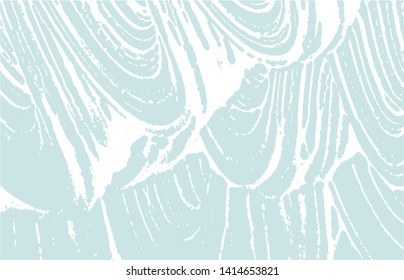 Grunge texture. Distress blue rough trace. Bold background. Noise dirty grunge texture. Extra artistic surface. Vector illustration.