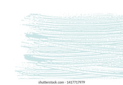 Grunge texture. Distress blue rough trace. Charming background. Noise dirty grunge texture. Delicate artistic surface. Vector illustration.
