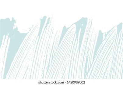 Grunge texture. Distress blue rough trace. Classy background. Noise dirty grunge texture. Adorable artistic surface. Vector illustration.