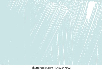 Grunge texture. Distress blue rough trace. Curious background. Noise dirty grunge texture. Bizarre artistic surface. Vector illustration.