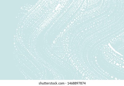 Grunge texture. Distress blue rough trace. Cute background. Noise dirty grunge texture. Amusing artistic surface. Vector illustration.