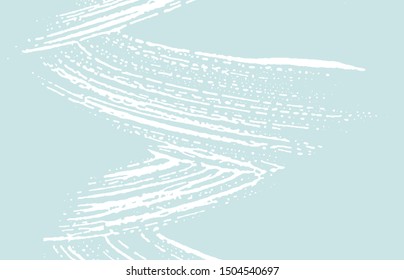 Grunge texture. Distress blue rough trace. Comely background. Noise dirty grunge texture. Radiant artistic surface. Vector illustration.