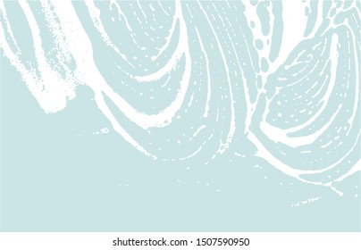 Grunge texture. Distress blue rough trace. Comely background. Noise dirty grunge texture. Outstanding artistic surface. Vector illustration.