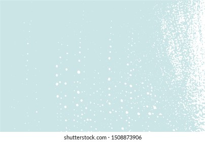 Grunge texture. Distress blue rough trace. Dazzling background. Noise dirty grunge texture. Exceptional artistic surface. Vector illustration.