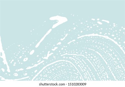 Grunge texture. Distress blue rough trace. Cute background. Noise dirty grunge texture. Glamorous artistic surface. Vector illustration.