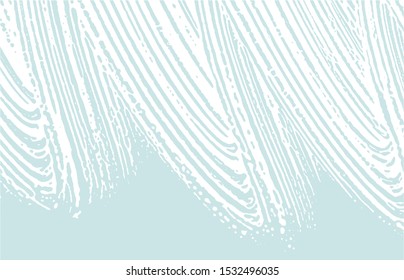 Grunge texture. Distress blue rough trace. Curious background. Noise dirty grunge texture. Magnetic artistic surface. Vector illustration.