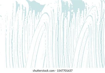 Grunge texture. Distress blue rough trace. Breathtaking background. Noise dirty grunge texture. Shapely artistic surface. Vector illustration.