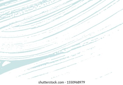 Grunge texture. Distress blue rough trace. Bizarre background. Noise dirty grunge texture. Incredible artistic surface. Vector illustration.