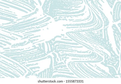 Grunge texture. Distress blue rough trace. Captivating background. Noise dirty grunge texture. Sightly artistic surface. Vector illustration.