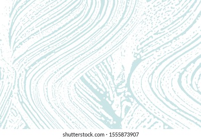 Grunge texture. Distress blue rough trace. Captivating background. Noise dirty grunge texture. Exquisite artistic surface. Vector illustration.