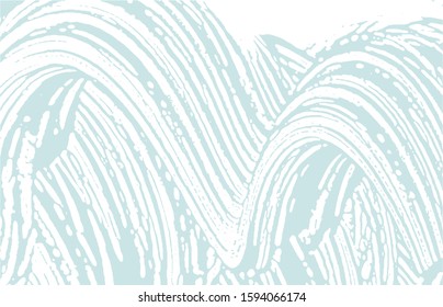 Grunge texture. Distress blue rough trace. Bold background. Noise dirty grunge texture. Original artistic surface. Vector illustration.